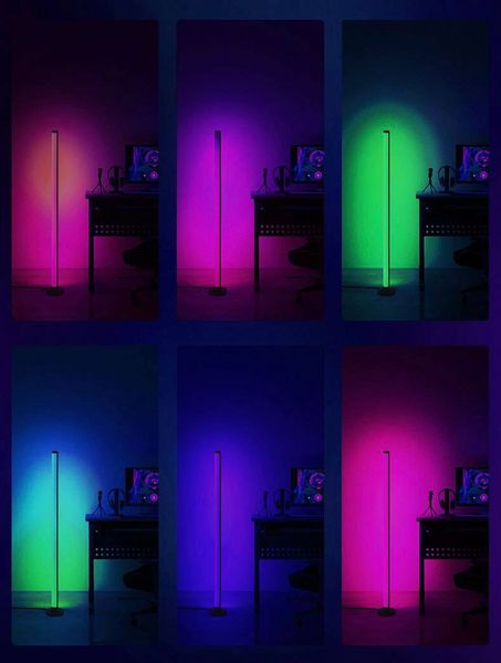 Led RGB торшер, лампа 120см 003 фото