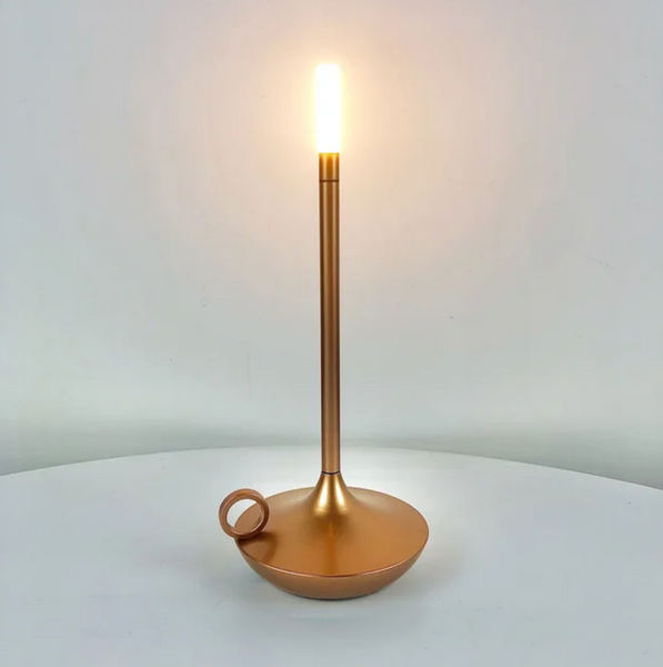 Светодиодная настольная лампа Graypants The Wick Rose gold 007 фото